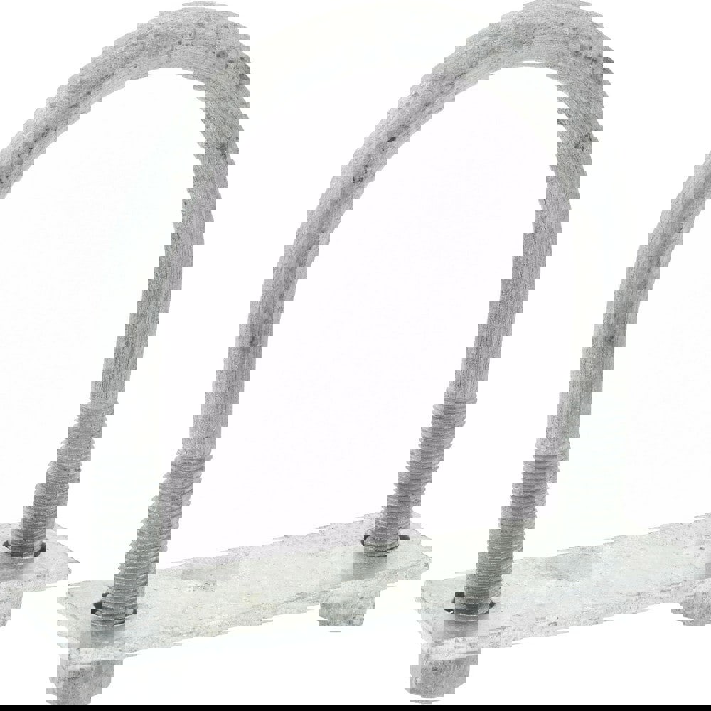 Round U-Bolt: With Mount Plate, 3/8-16 UNC, 1-1/4